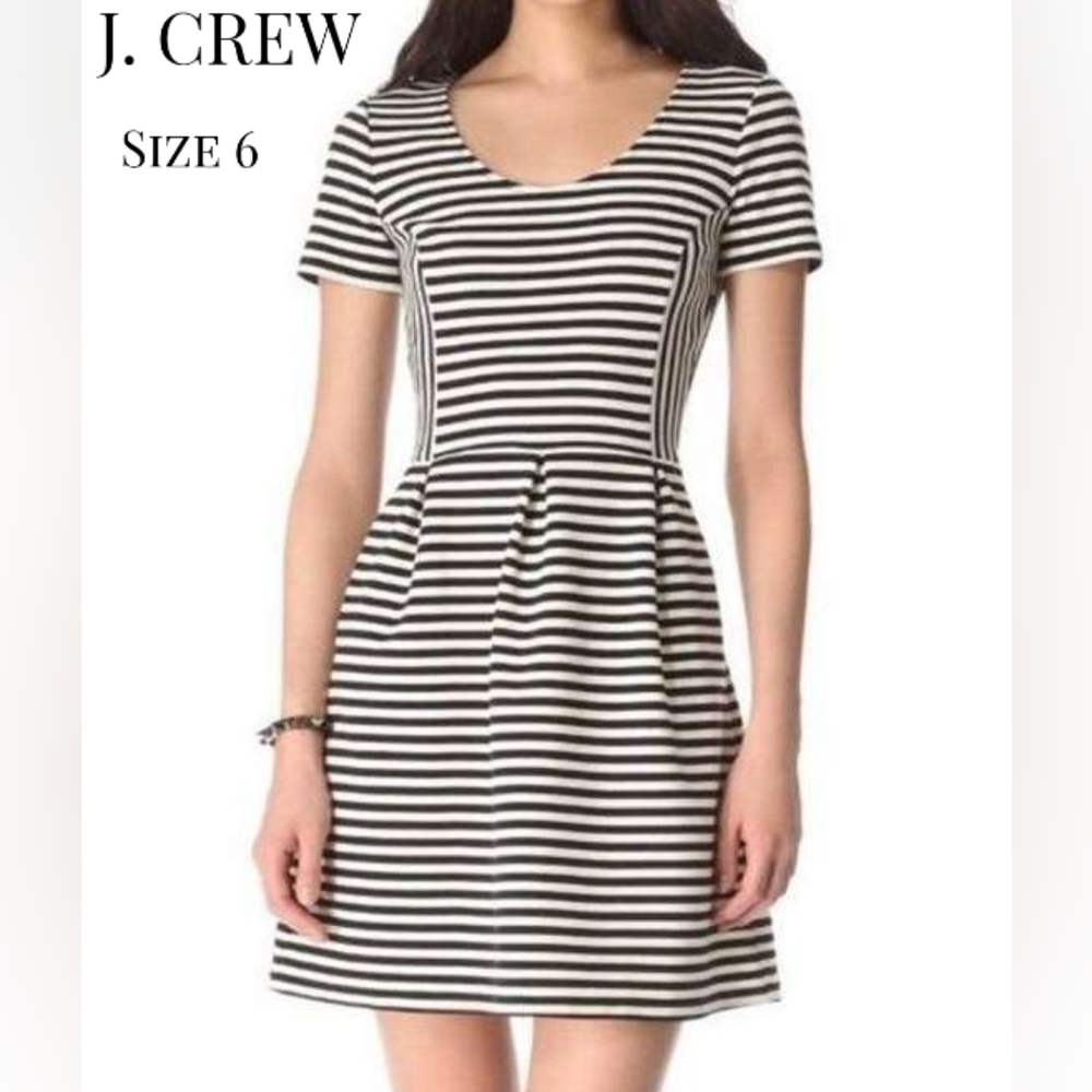 J. Crew Striped Dress, size 6